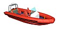 Consider this artist's impression of a USCG high speed pursuit boat -- the artist's impression shows a pair of bucket seats, for the pilot and another crew member. But, as constructed, the pilot sits on a kind of saddle, with shock absorbers, because the craft slams into waves at high speed. This is not a "driving cab".