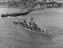 USS Bache aground. USS Bache (DD-470) aground.PNG