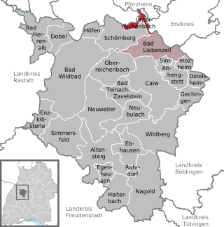 <span class="mw-page-title-main">Unterreichenbach</span> Municipality in Baden-Württemberg, Germany