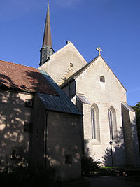 Covent church of the Pax Mariae abbey in Vadstena, the first Bridgettine monastery of the old branch Vadstena Klosterkirke.JPG