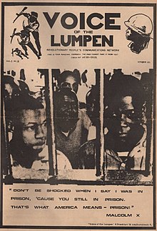 Voice of the Lumpen GI underground newspaper Cover October 1971 Voice of the Lumpen Cover Oct1971.jpg