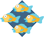 Vorbis many fish logo 2005.svg