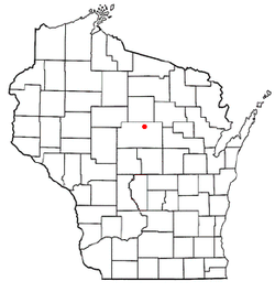 Location of Maine, Wisconsin
