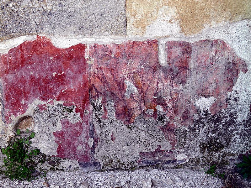 File:Wall painting in the Augusteum, the Roman Forum, Ancient Dion (6952386874).jpg