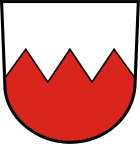 Wappen der Gemeinde Zimmern (Burg)
