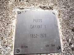 Puits Gayant no 1, 1852 - 1978.