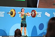 Deutsch: Gewichtheben bei den Olympischen Jugendspielen 2018; Tag 2, 10. Oktober 2018; Jungen 62 kg English: Weightlifting at the 2018 Summer Youth Olympics at 8 October 2018 – Boys' 62 kg