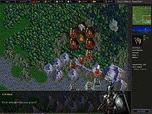 Individual units are commanded to perform military tactics such as an ambush. Screenshot is from The Battle for Wesnoth. Wesnoth-1.6-5.jpg