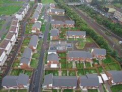 Whitevale Gardens from Whitevale Tower.JPG