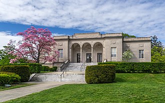 The William H Hall Free Library, in 2017. William H Hall Free Library, Cranston RI.jpg