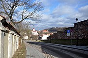 Wilno, ul. Bakszta (Bokšto), widok na Górę Trzech Krzyży