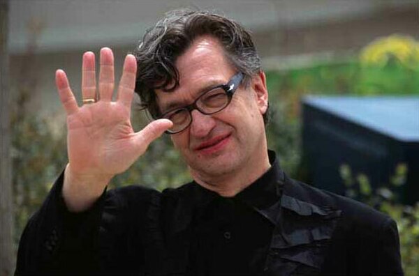 Wim Wenders at Cannes in 2002