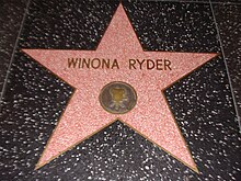 Ryder received a star on the Hollywood Walk of Fame on October 6, 2000.