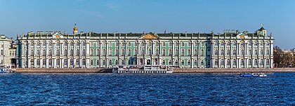 Vista panorâmica do Palácio de Inverno em São Petersburgo, Rússia. (definição 9 000 × 3 230)