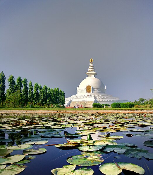 File:World peace pagoda lumbini.jpg