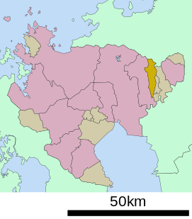 Lokasi Yoshinogari di Prefektur Saga