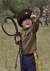 Казак цэргийн хувцастай дөрвөн настай Ваня хүү