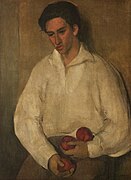 different from: Young Man with Apples 