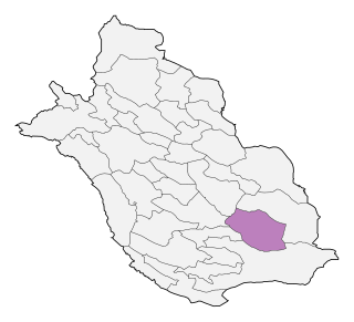 <span class="mw-page-title-main">Zarrin Dasht County</span> County in Fars province, Iran