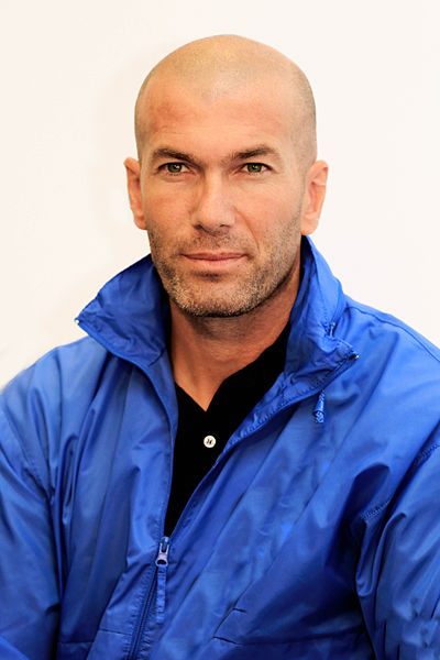 Zinedine Zidane, member of the national team from 1994 to 2006.