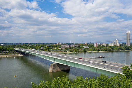 Zoobrücke Köln Luftaufnahme 0865