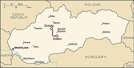 Železničná trať Zvolen – Diviaky