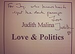 Miniatura pro Love & Politics (libro)