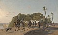 'Leaving the Oasis' by Jean-Léon Gérôme, 1880s.JPG