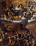 The Trinity in Glory and the Martyrdom of Saints Peter and Paul - Palma il Giovane, Gallerie dell'Accademia in Venice.