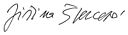 Jiřina Švorcová – podpis