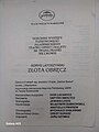 Театральна програмка з гастролів Львівського театру опери та балету у Варшаві, 1990 р.