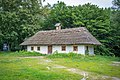 Thatched-roof cottage