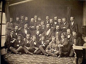 1873. Нечуй-Левицкий и члены "Киевской громады"