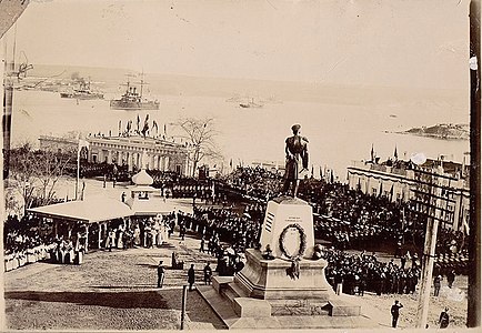 Севастополь. Открытие памятника Нахимову в 1898 г.