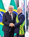Lula with German president Frank-Walter Steinmeier
