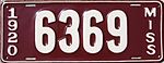 1920 Mississippi license plate.jpg