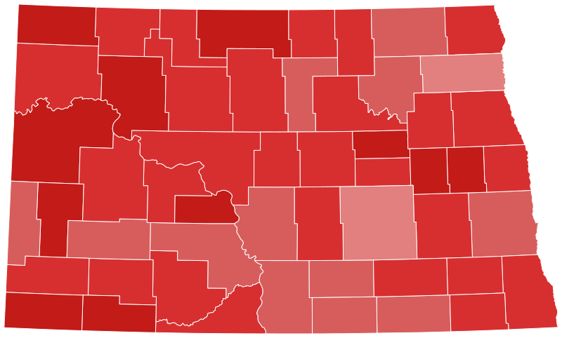 File:1932 US Senate election in North Dakota results.svg