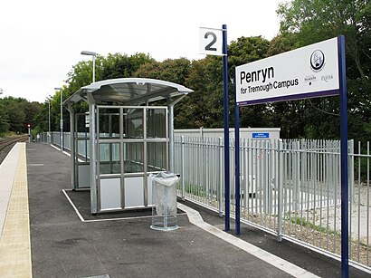 How to get to Penryn Station with public transport- About the place