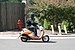 2011-09-10 Rider on SYM Mio scooter.jpg