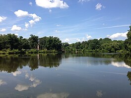 2013-08-17 12 23 56 View northwest across Lake Sylva from the east side of the Lake Sylva Dam.jpg