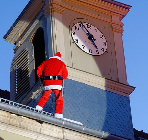 Arrivée du Père Noël.