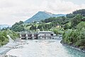 * Nomination: View from a bridge across the Salzach to the hydroelectric power station Werfen --FlocciNivis 19:13, 19 July 2023 (UTC) * * Review needed