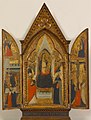 Триптих "Мадонна с младенцем и святыми", ок. 1370. Музей искусства, Аллентаун.