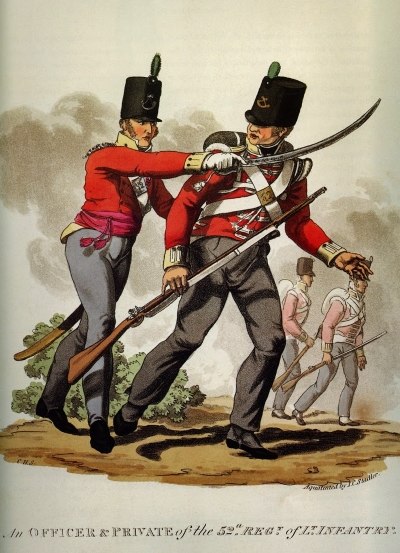 52nd (Oxfordshire) Regiment of Foot (Light Infantry), early 1800s