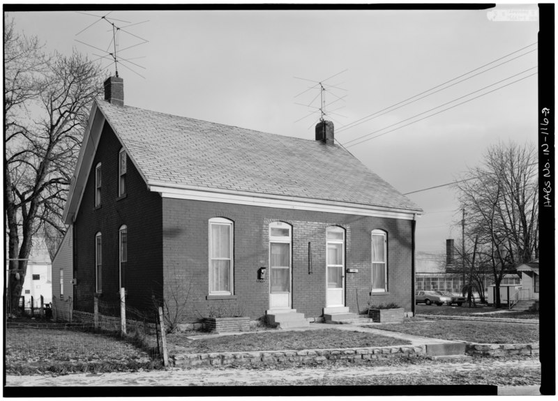 File:635-37 S. SIXTH ST. - Workers' Cottages, Bound by South Second, Eleventh, A, and E Streets, Richmond, Wayne County, IN HABS IND,89-RICH,12-9.tif