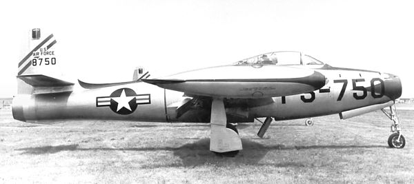 84th Fighter Interceptor Squadron F-84D 48–750, about 1950