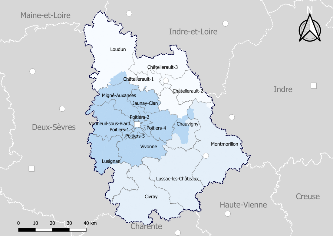 Liste des cantons de la Vienne