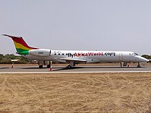 An Africa World Airlines aircraft at Wa Airport 9GAFJ-DGLW.jpg