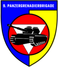 Wappen der 9. Panzergrenadierbrigade (Brigade Schnelle Kräfte) des österreichischen Bundesheeres