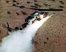 AH-1W launches a Sidewinder missile, 1987 AH-1W VX-5 launching AIM-9L 1987.jpg